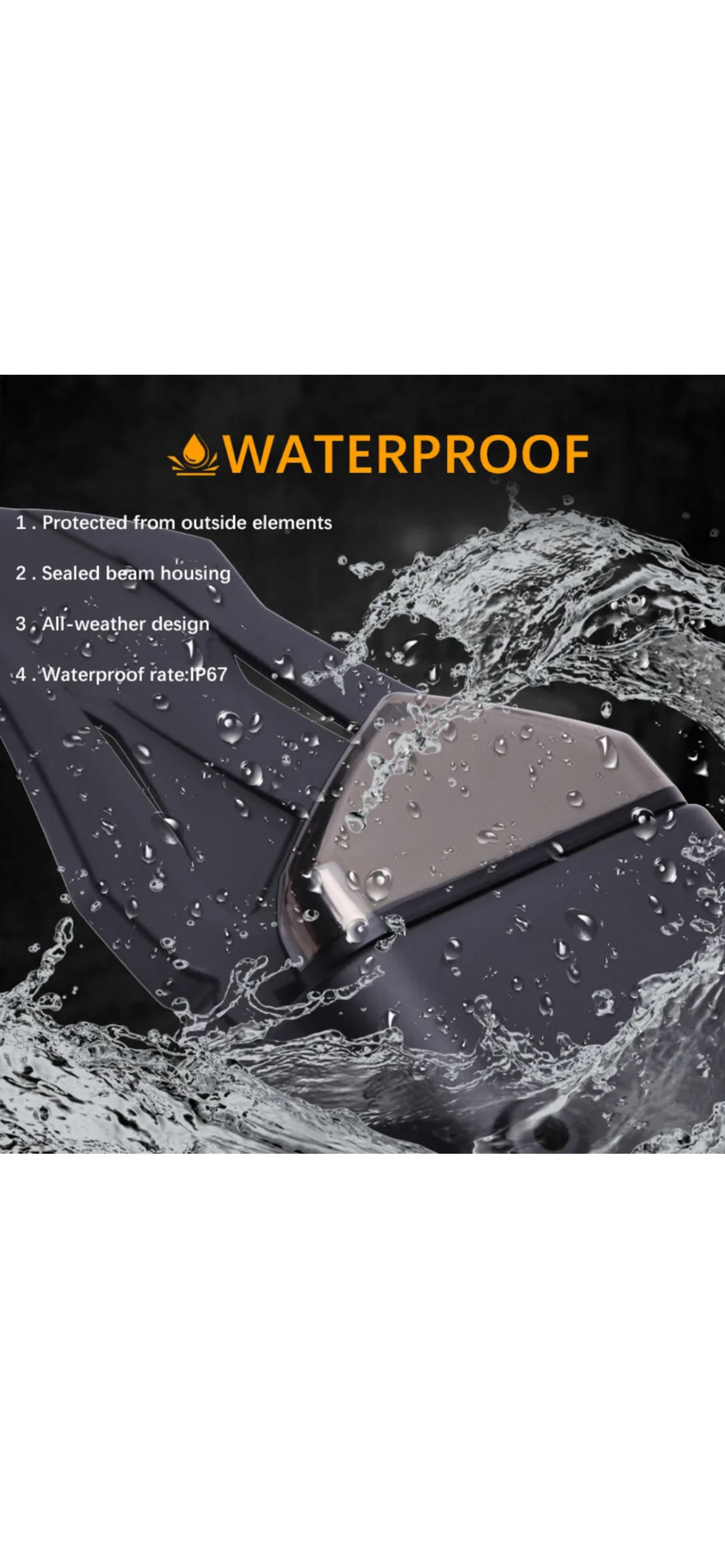 Dirt bike led stop tail and numberplate light for licence plate.