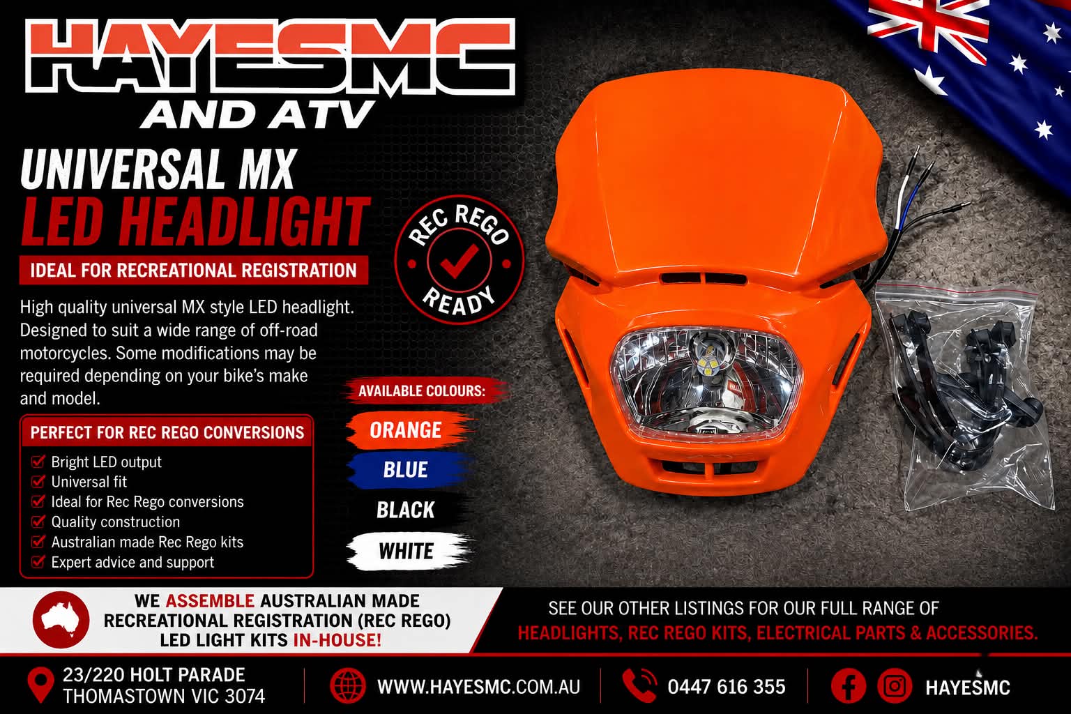MX Style Headlight
