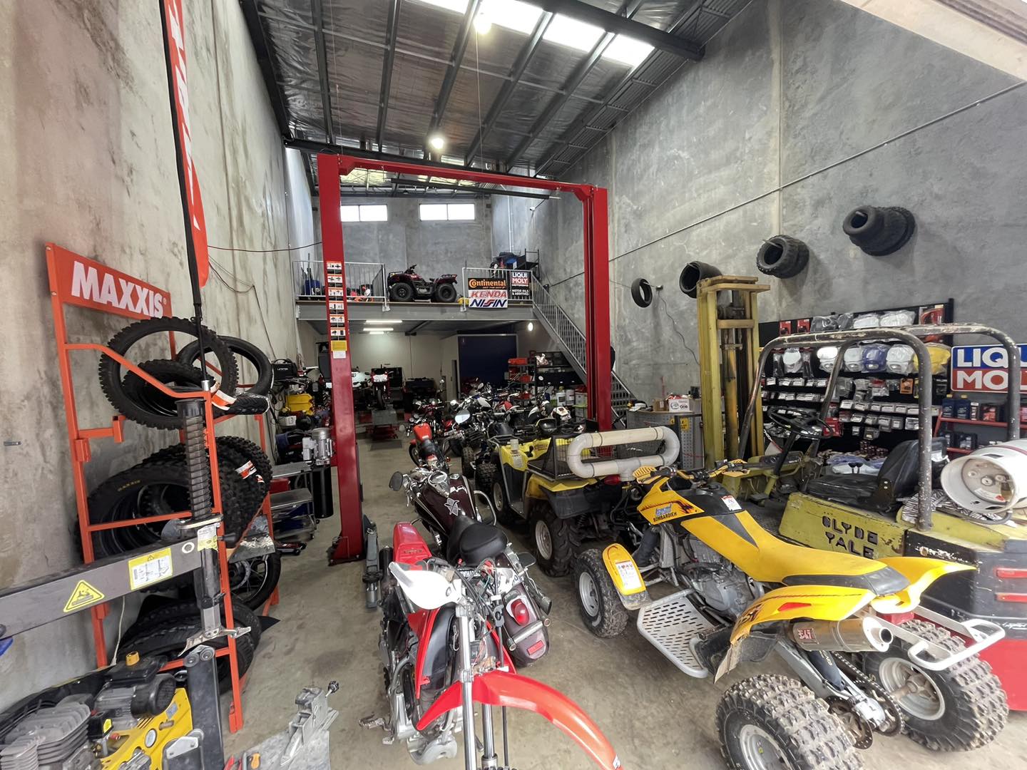 Hayes Motorcycle and ATV workshop in Thomastown