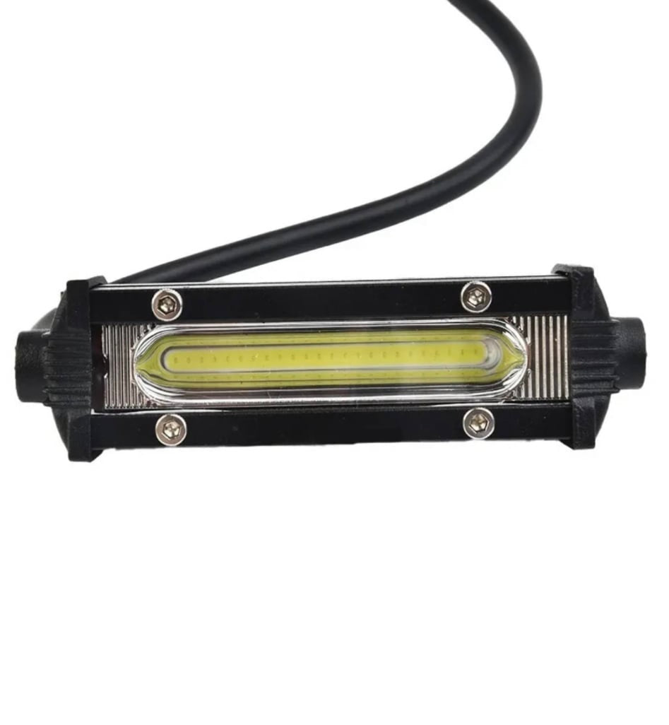 Mini 4" LED Light Bar 12V – Motorcycle & ATV Single Row LED Light