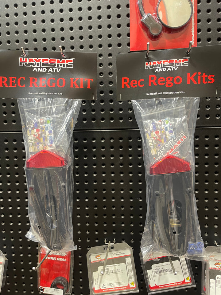 Rec Reg Kit AC & DC (Recreational registration) - NIL HEADLIGHT