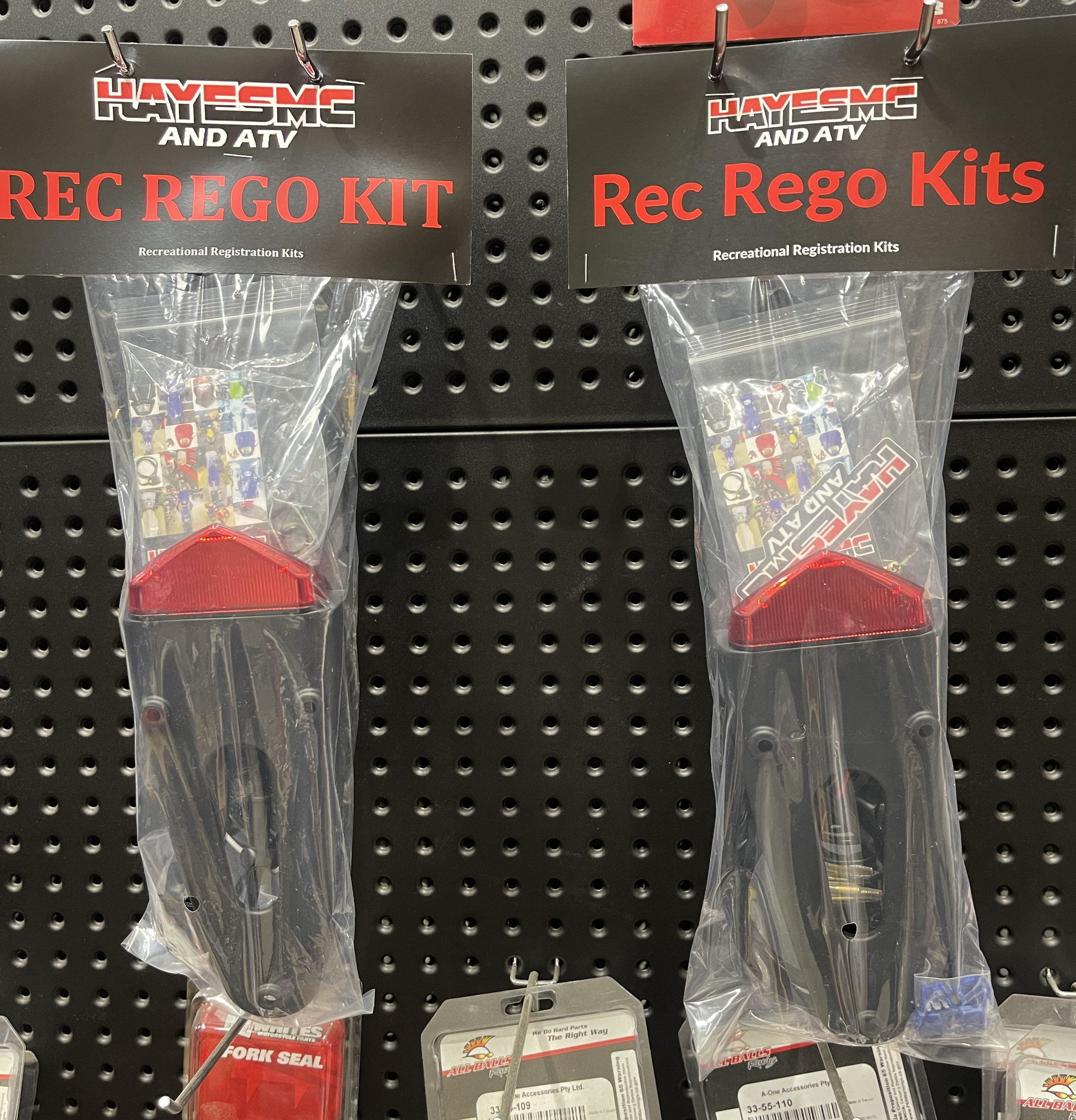 Rec Reg Kit AC & DC - NIL HEADLIGHT (Recreational registration)