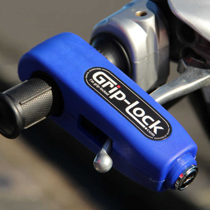 Grip Lock Handlebar Lock - Blue