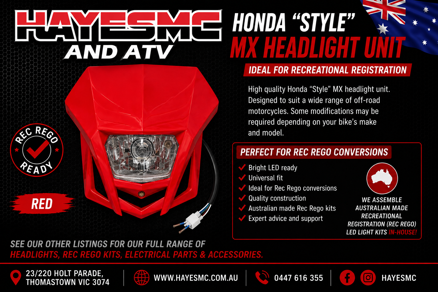 Honda Style Headlight