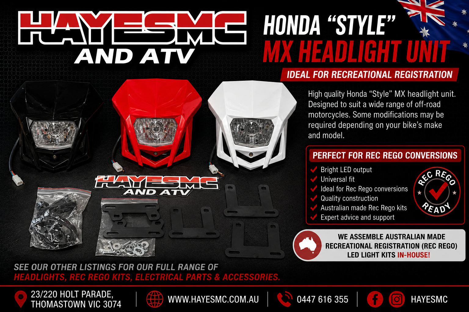 Honda Style Headlight