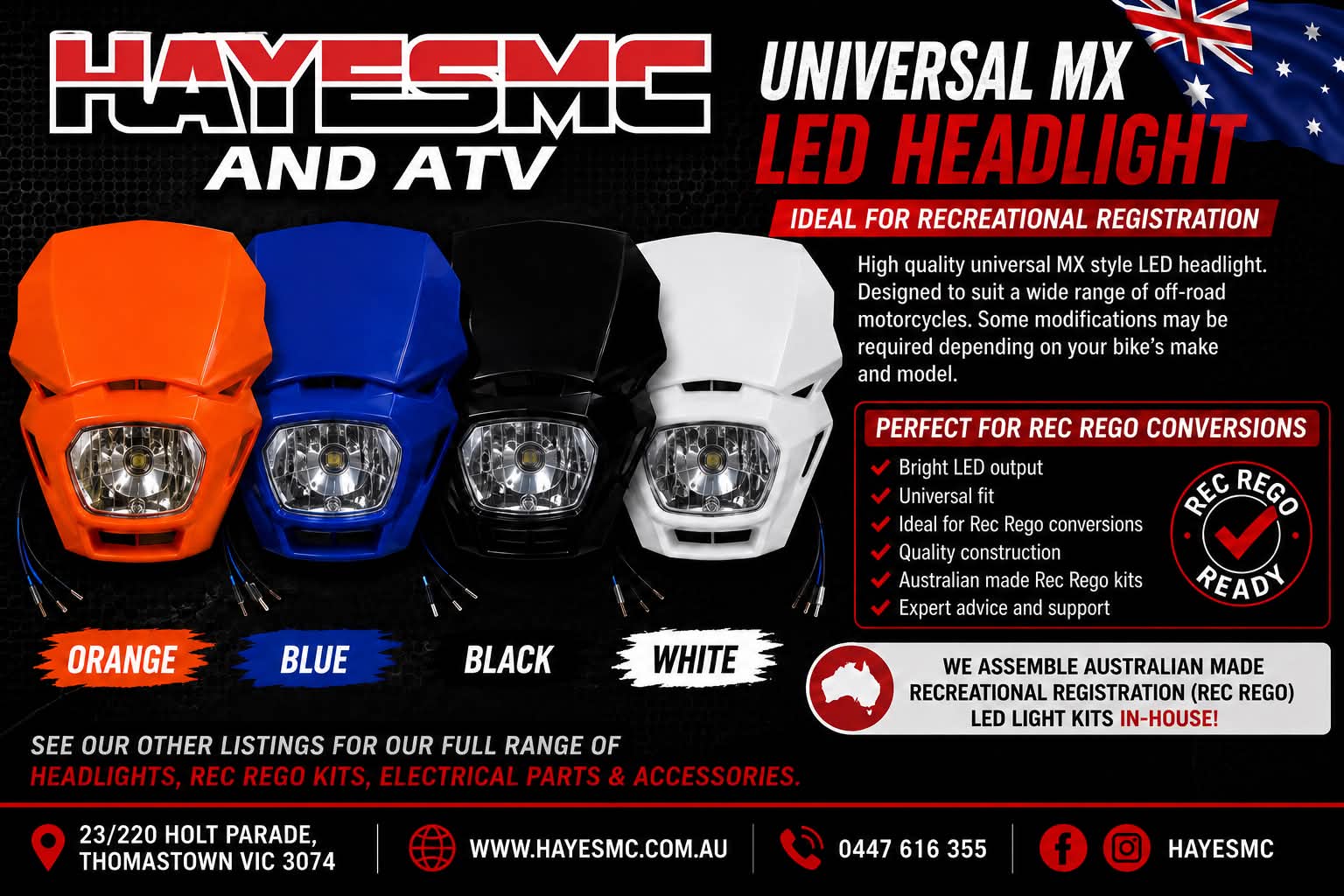 MX Style Headlight