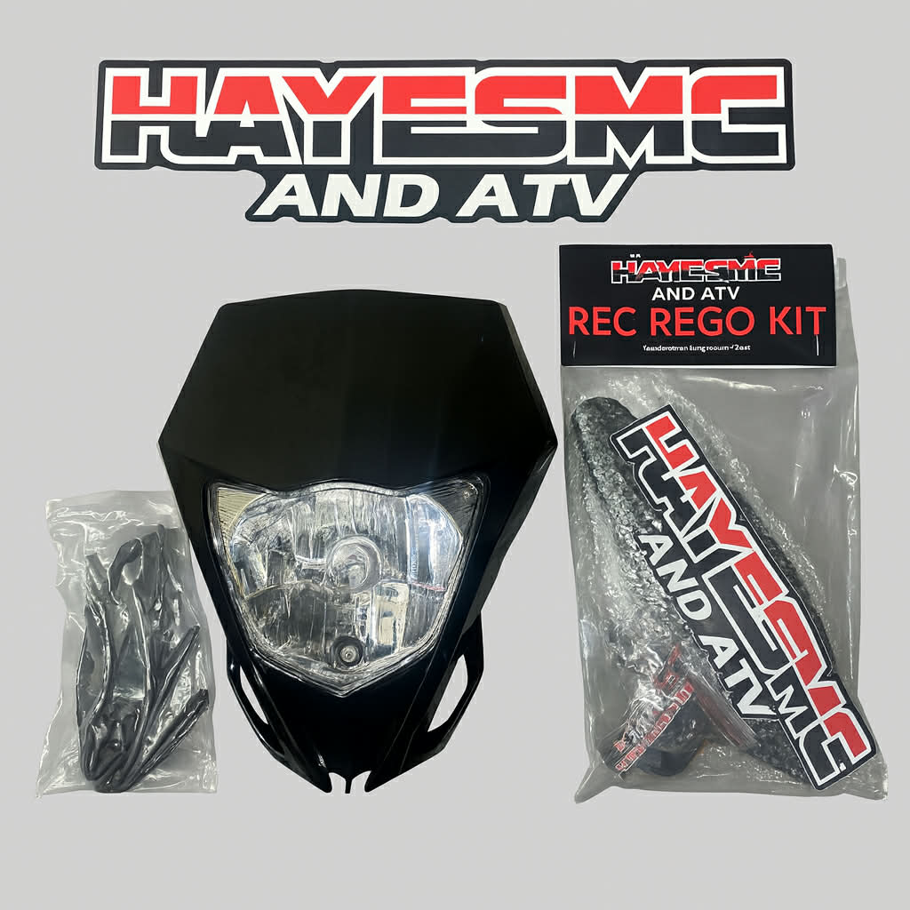 Rec Reg Kit AC & DC - WITH HEADLIGHT (Recreational registration)