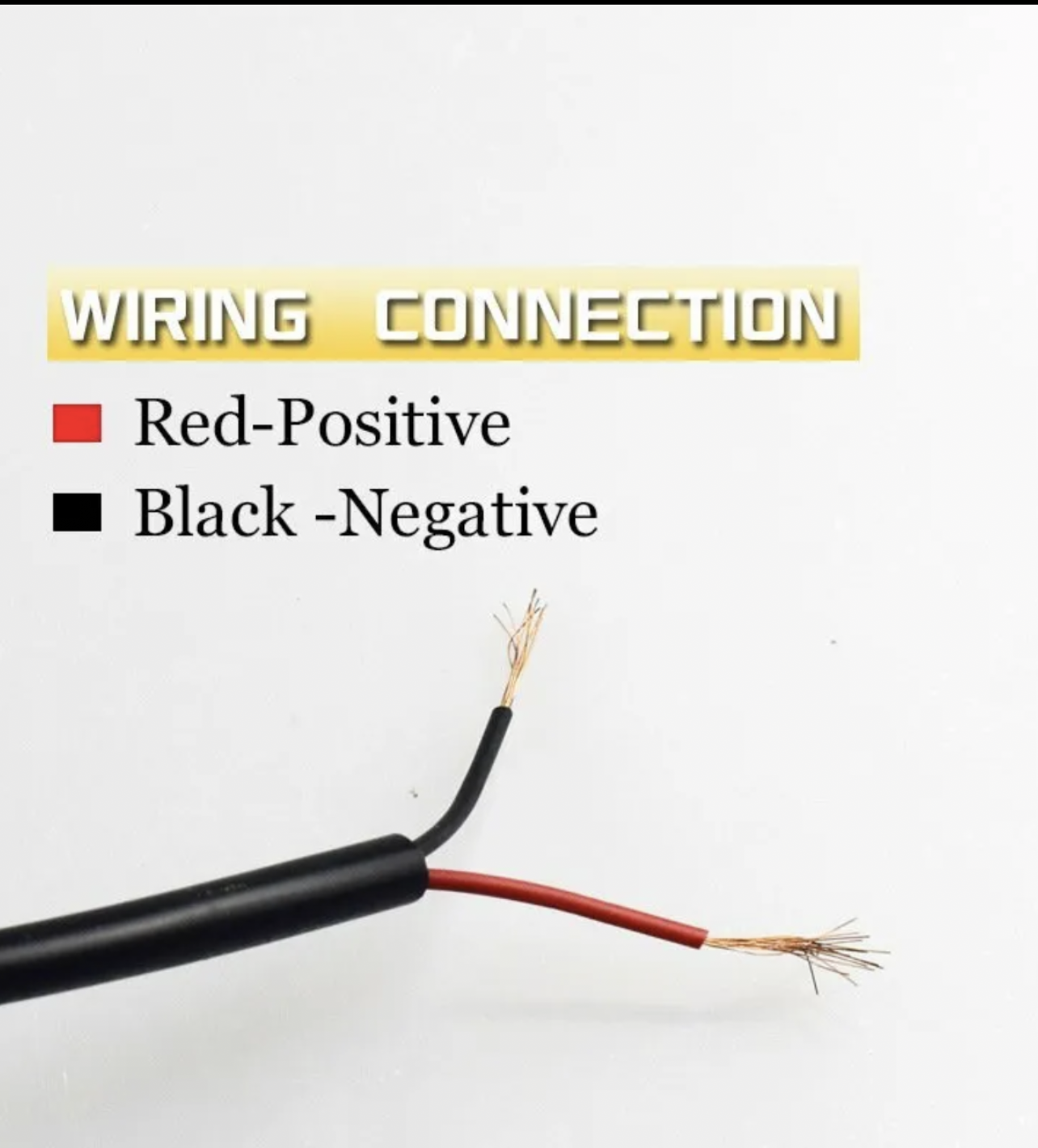 Single row small mini motorcycle LED rec rego light bar (For bikes with battery only)