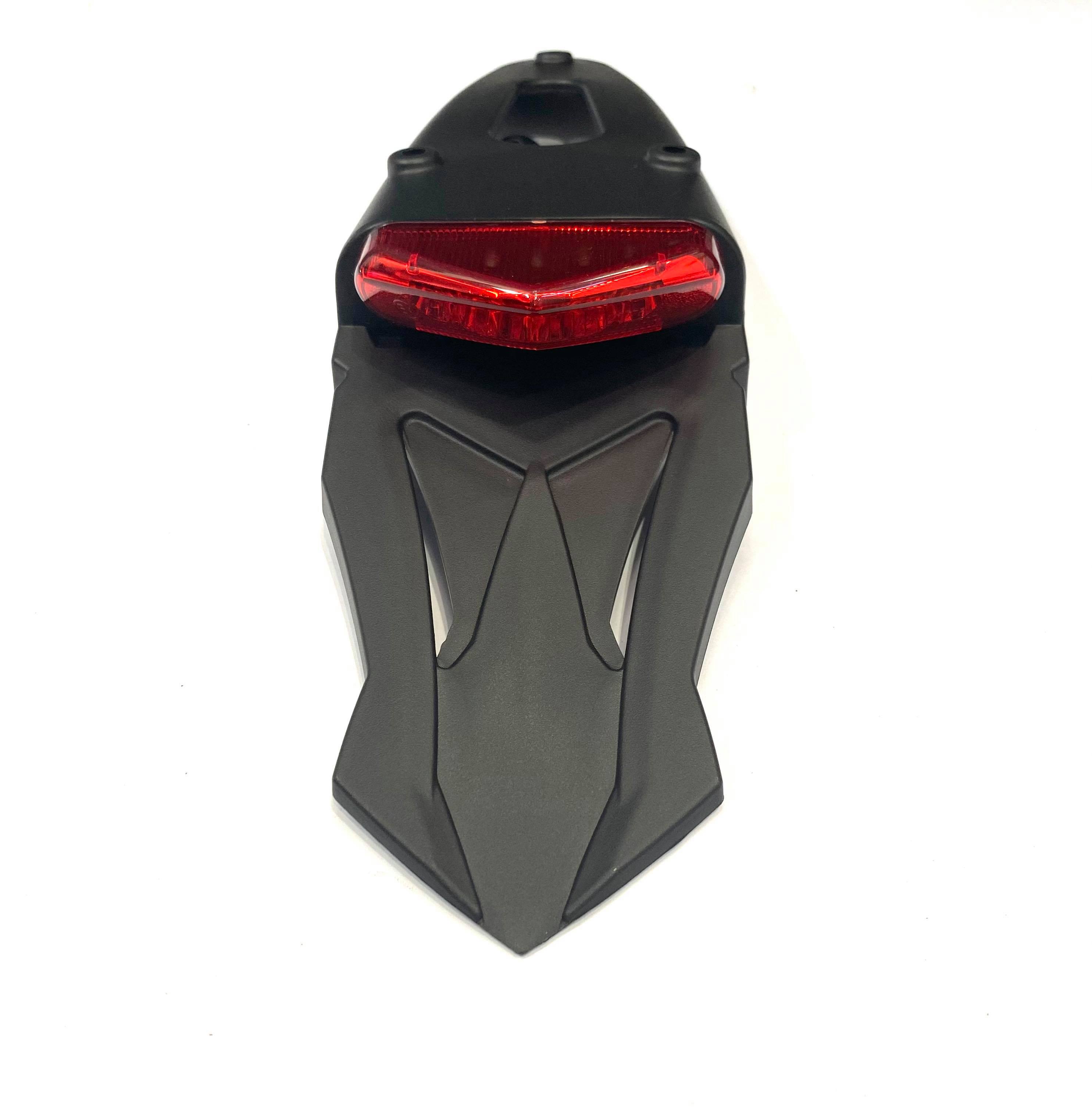 LED Rec Rego Tail light rear unit universal stop tail numberplate light dirtbike light red