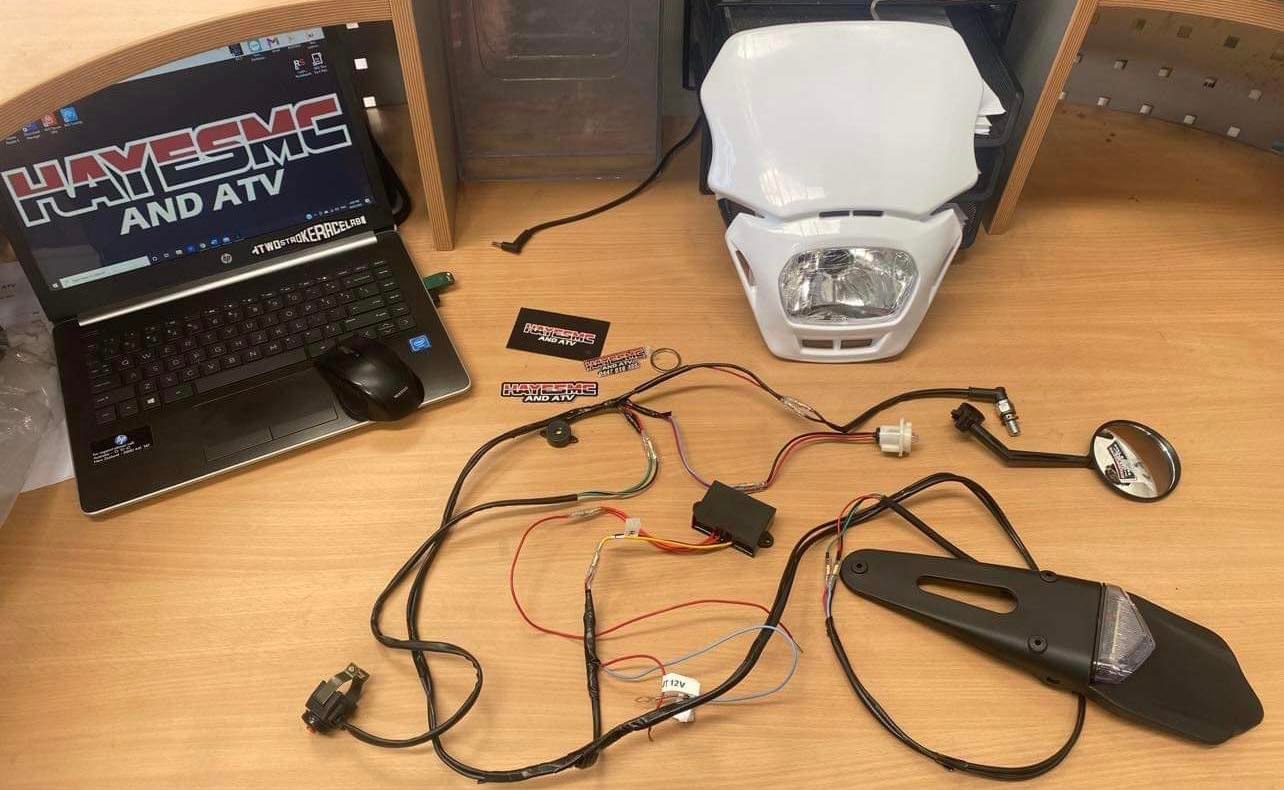 Rec Reg Kit AC & DC - WITH HEADLIGHT (Recreational registration)