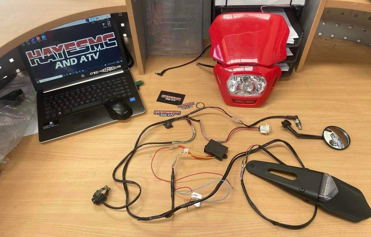 Rec Reg Kit AC & DC - WITH HEADLIGHT (Recreational registration)