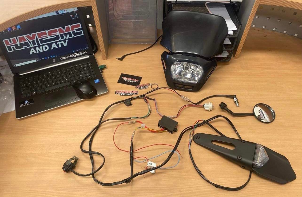 Rec Reg Kit AC & DC - WITH HEADLIGHT (Recreational registration)