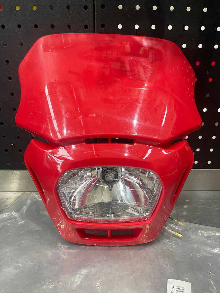 Red LED headlight unit