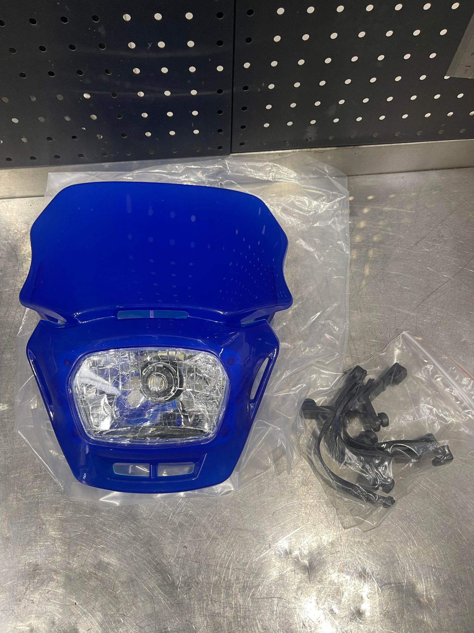Blue LED headlight unit