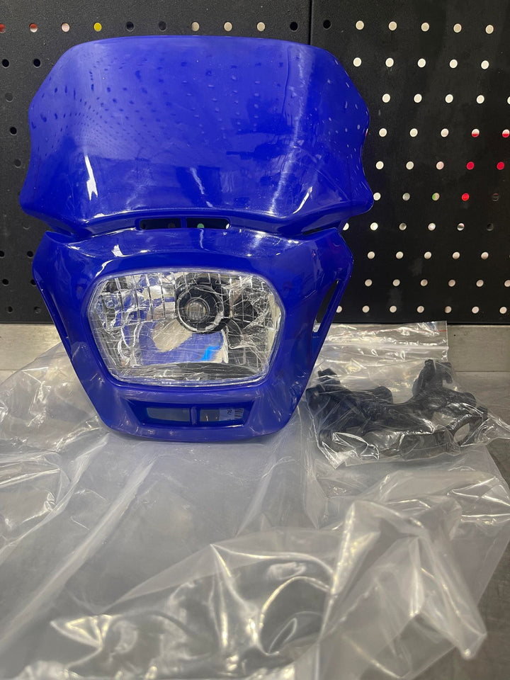 Blue LED headlight unit