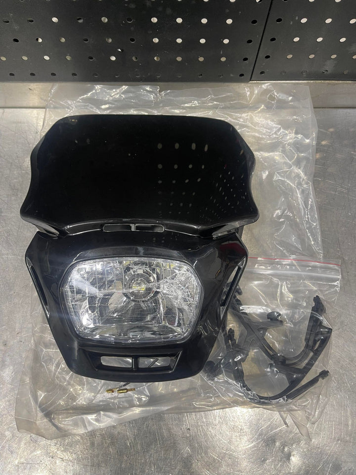 Black LED headlight unit