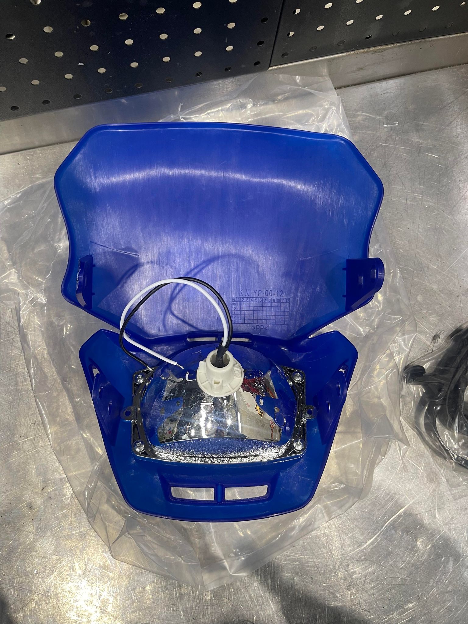 Blue LED headlight unit