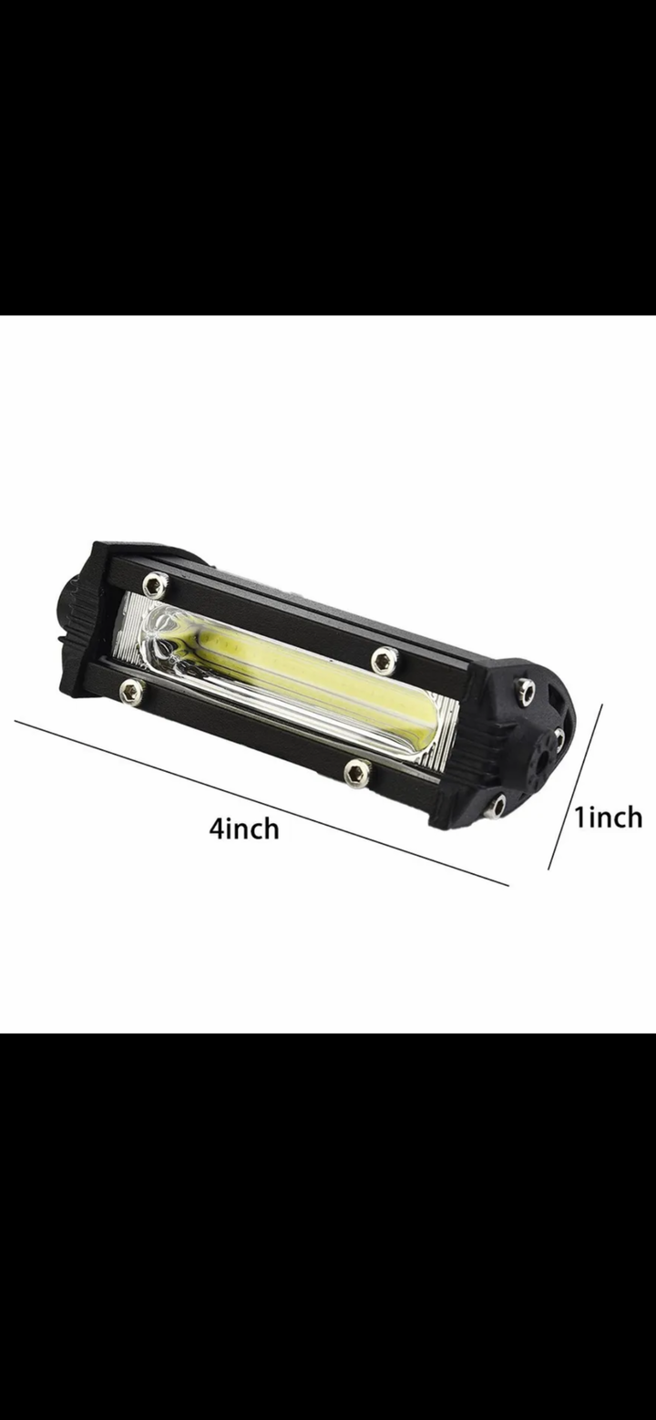 Mini motorcycle led light bar 12v 4”